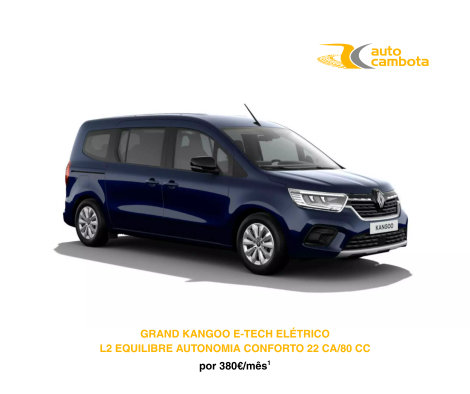 Renault Grand Kangoo E-Tech Elétrico