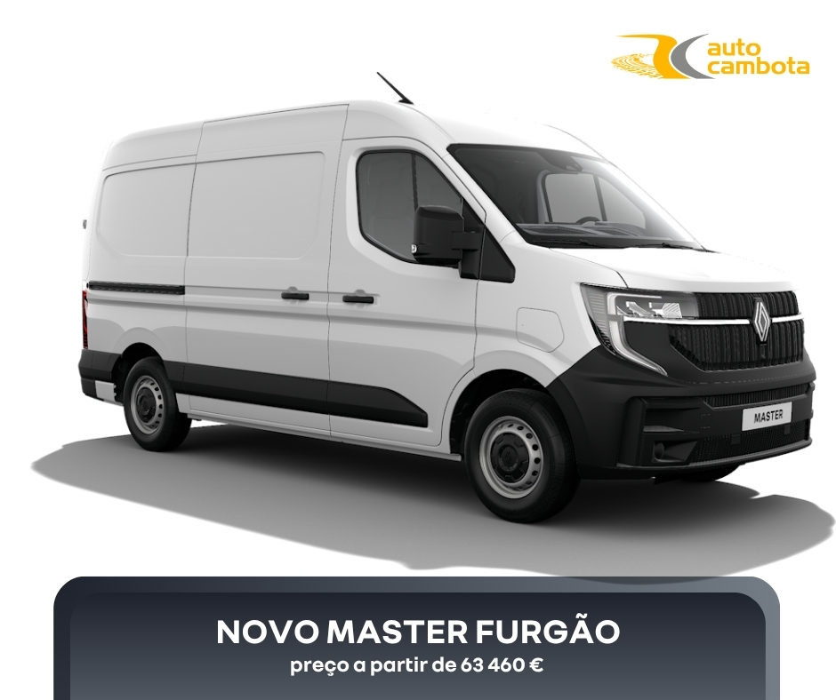 Auto Cambota: NOVO Renault Master Furgão E-Tech Elétrico